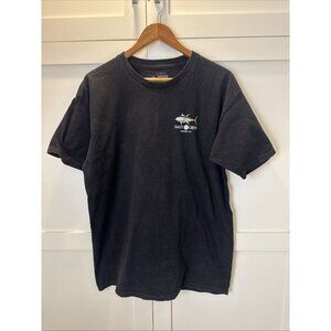 Salty Crew Chasing Tail black t-shirt sz L